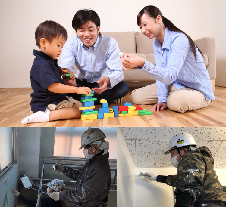 感謝していただける技術と施工のご提供がモットーです