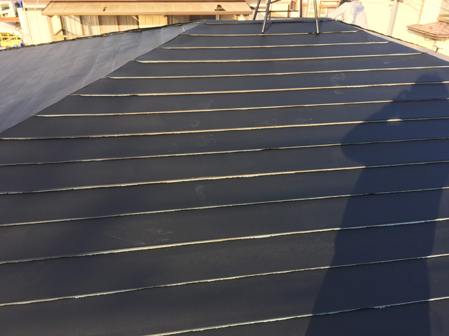 屋根部塗り替え工事