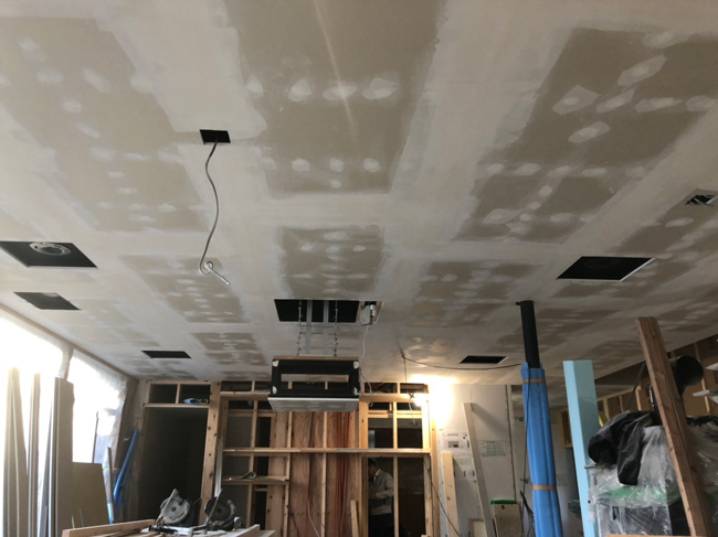 天井塗装工事