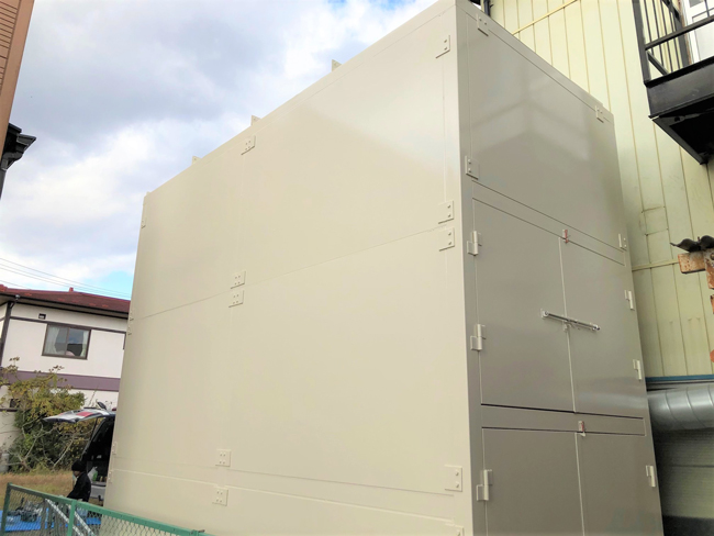 ダクトハウス外部塗装工事
