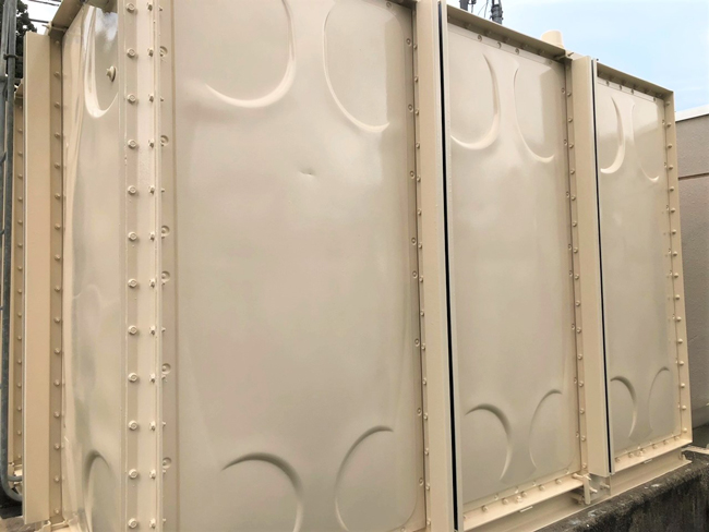 市営住宅貯水槽塗装工事