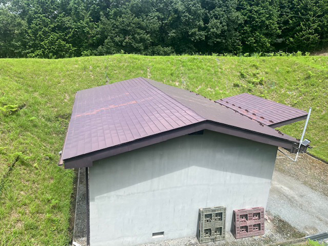 倉庫屋根塗装工事