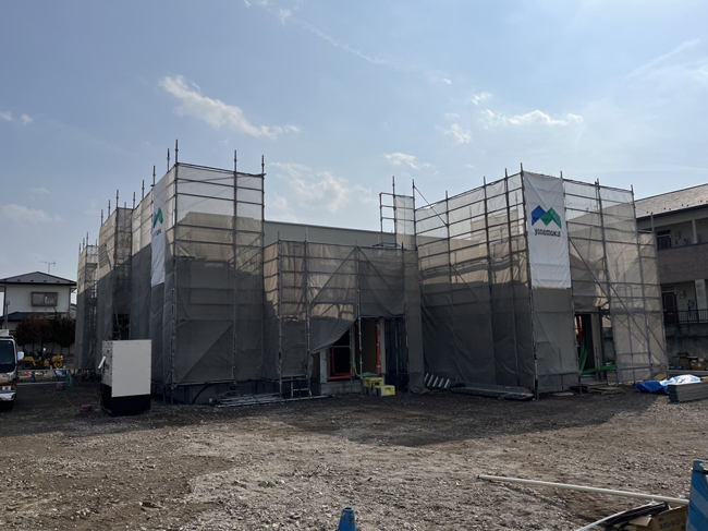 角田市マクドナルド店舗新築外装塗装工事