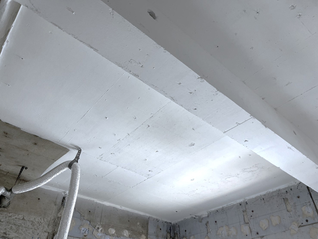 スケルトン天井塗装工事