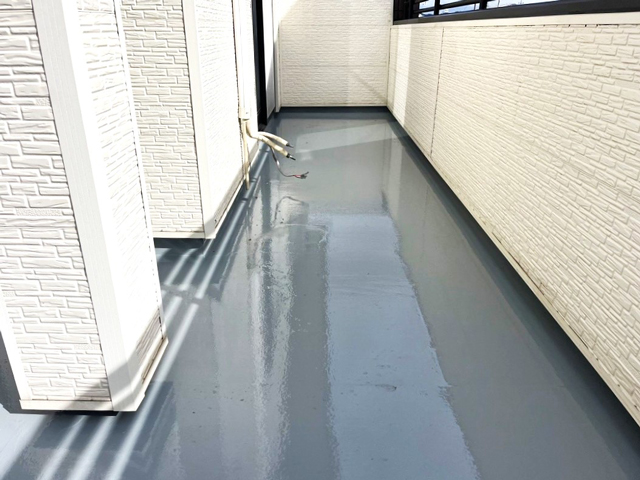 ベランダウレタン防水塗装工事