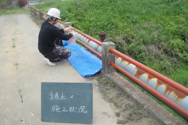 鳥居塗り替え工事